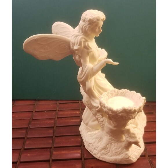 PartyLite P7298 Ariana's Garden Fairy Statue Tea Light Candle Holder Figurine - Picture 2 of 6